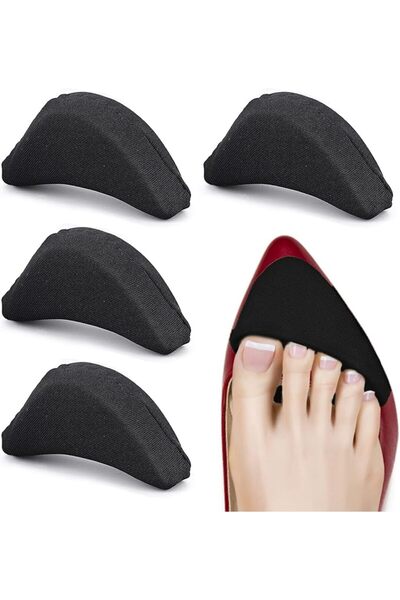 WLLHYF 2 Pairs Soft Sponge Adjustable Shoe Filler， Big Toe Plug Foot Brace Sh...