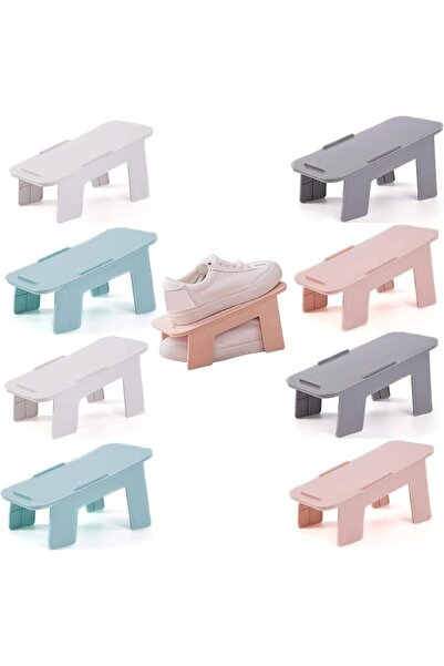 MAKINGTEC Shoe Slots Organizer, Double Layer Stack Shoe Rack, 50% Space-Savin...