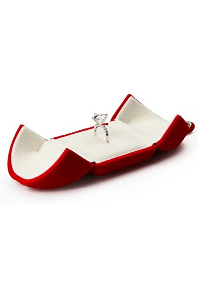 Generic Velvet Jewelry Box Pendant Necklace Bracelet Earring Gift Box Exquite...