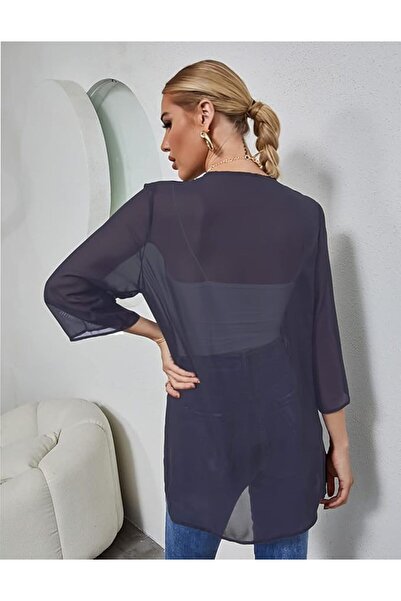 GENERAL Womens Sheer Chiffon Kimono Cover ups Open Front Lightweight Cardigan...
