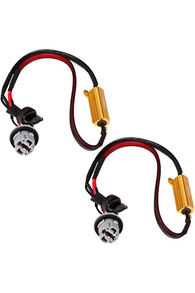 GENERAL مقاومة تحميل ثابتة 7440 T20 50 واط 6 أوم لمصابيح LED الأمامية |   مصب...