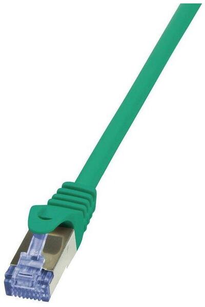 LogiLink CQ3095S Cablu patch S/FTP CAT.6a 10G 10 m Verde