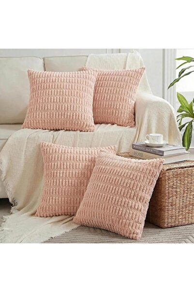 Fancy Homi 4 Packs Boho Black Decorative Throw Pillow Covers 18x18 Inch for L...