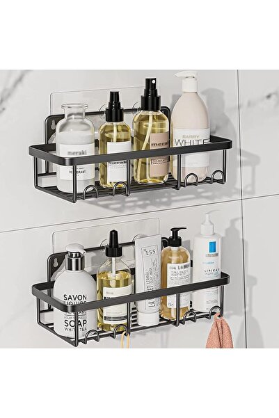 U-HOOME U HOOME Shower Caddy Shower Shelf No Drilling with 2 Soap Holders,Sel...