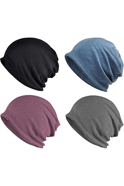 GENERAL Cotton Slouchy Beanie Hip-Hop Soft Lightweight Running Beanie Adult D...