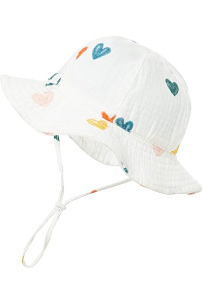 Nishine Baby Sun Hat Beach Sun Protection Girls Fisherman Hat Toddler Bucket Hat