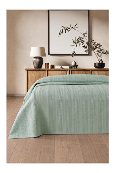 ROYAM Mevsim Home 100% Cotton Single Waffle Patterned Bedspread Pike 160 X 240