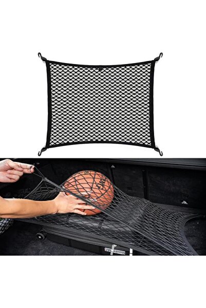 GENERAL Premium Truck Bed Cargo Net Organizer Elastic Car Rear Cargo Net for ...