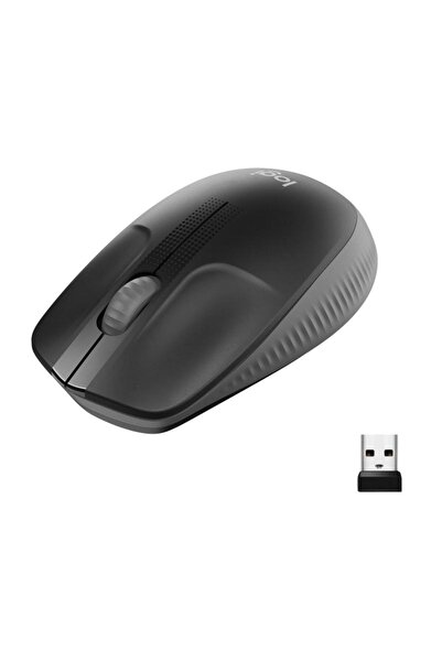 logitech Mouse optic wireless M190, 1000 DPI, Negru