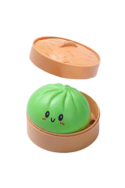 Leno Mini Dumpling And Steamed Bread Squeeze Toy Set, Soft Stress Reliever, S...