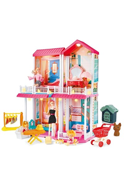 MACVI Căsuță de păpuși colorată cu 180 de piese — Împărtășește distracția! 🏡 🌈