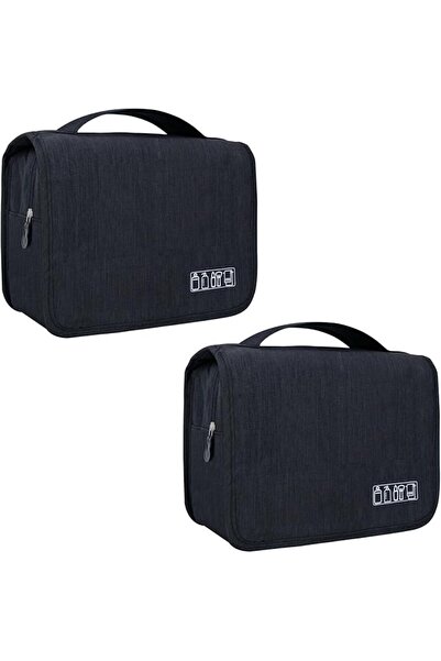 Lcsmaokin Large Capacity Toiletry Bag Travel Bag with Hanging Hook for Men an...