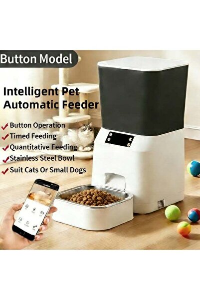 RICH LIFE Intelligent WiFi pet automatic feeder, controlled by APP for schedu...