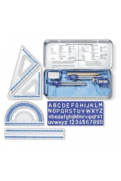 MC Micostore Trusaset geometrie Staedtler cutie metal