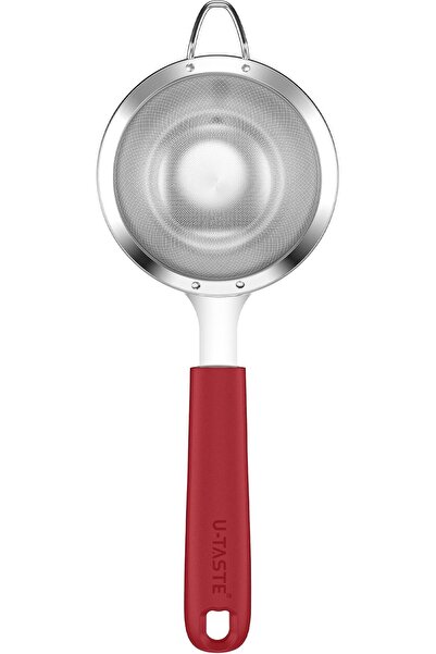 U-Taste Kitchen Fine Mesh Strainer for Sifting Flour (10.2cm,Midnight Blue) |...