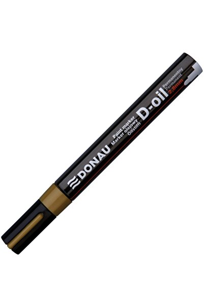 MC Micostore Marker cu vopsea DONAU D-Oil scriere de 2.8 mm Auriu