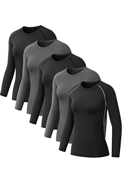 GENERAL NebuKinex womens Long Sleeve Compression Shirts for Women Shirt (pack...