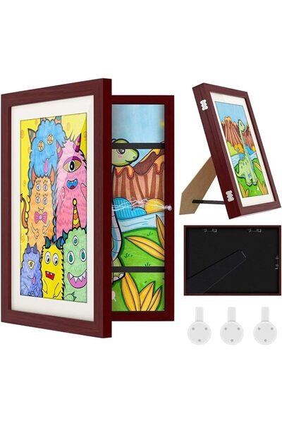 GENERAL OctStory Kids Art Frames, Front Opening Art Frames For Kid Art Work, ...