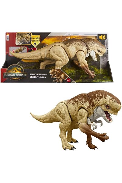 Mattel Interactive Mattel Jurassic World Rebirth Distortus Rex Rumble N Rampa...