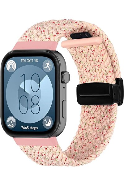 GENERAL Replacement Bands for Huawei Watch Fit 4/Fit 3, Nylon Elastic Smartwa...