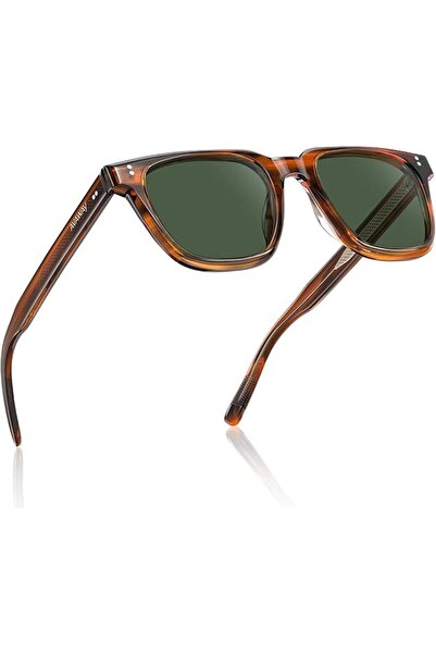 AVAWAY Polarized Sunglasses for Men UV400 Protection, Trendy Square Acetate F...