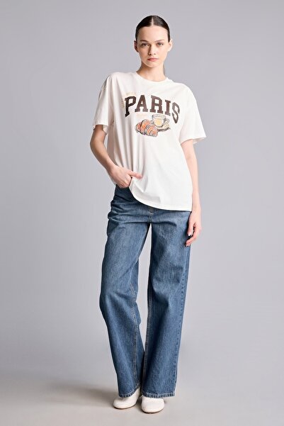 DeFacto Straight Fit High Waist Pocketed Jean Trousers I2326Ax26Au