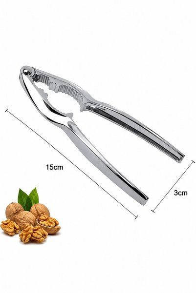AL&ES kozmetik Metal Walnut Nutcracker – Practical Handheld Nutcracker