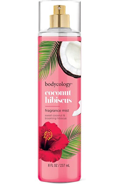 Bodycology Long-Lasting Fragrance Body Mist, Coconut Hibiscus, 8 fl oz