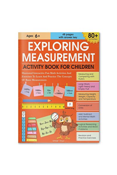 Wonder House Books Exploring Measurement Activity Book For Children