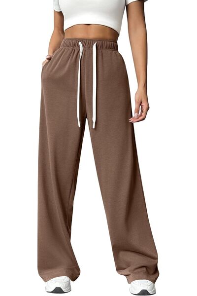 GENERAL PINSPARK Wide Leg Sweat Pants for Womens High Waisted Baggy Sweatpant...