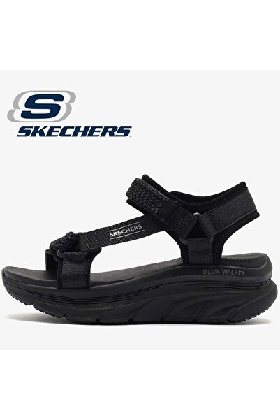 SKECHERS D'Lux Walker-Pretty Field 119822 Orthopedic Women's Sandals Black