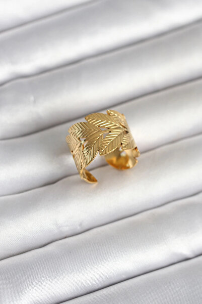 SORA GROUP 316L Steel Gold Color Spike Model Women's Ring