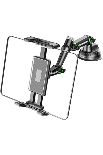 KASTWAVE Tablet Holder for Car Dashboard, Adjustable Tablet and Smartphone Ho...
