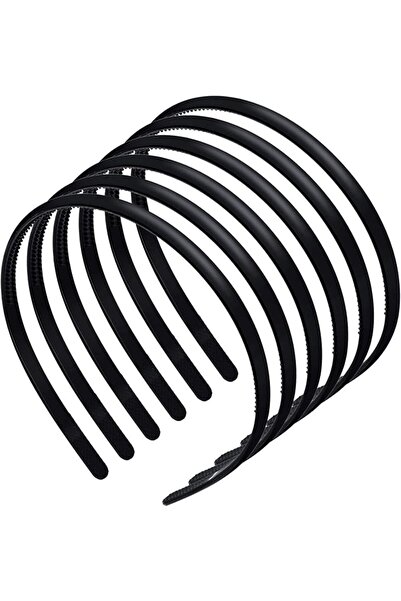 ASKIND 6 Pcs Plastic Plain Headbands, Teeth Comb Headbands, Skinny DIY Hair B...