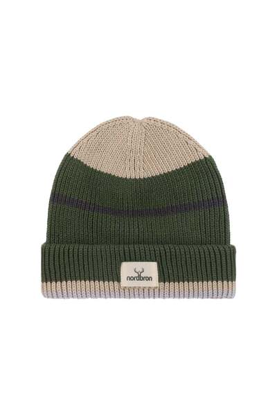 Nordbron Olive Green Men's Knitwear Beret - Stretchy and Soft, Basic Dabbs wi...