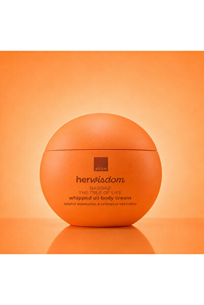 AVON Cremă de corp aerată infuzată cu ulei de Boabab HerWisdom