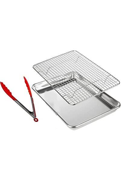 Generic "N/A Yuniverse Pan Bakeware and Cooling Rack, Sheet Aluminum Baking P...