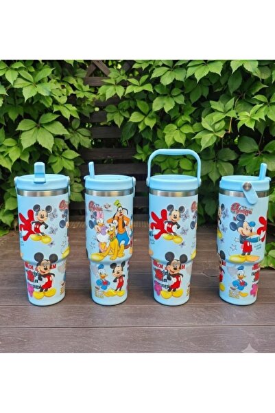 Genel Markalar Çocuk Termos Suluk 750 ml mini mouse baskılı