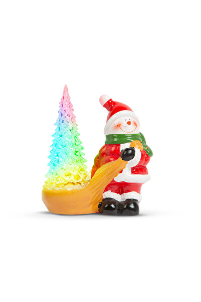 Alista Home Decorațiune de Crăciun cu om de zăpadă LED, 13x15 cm, ornament lu...