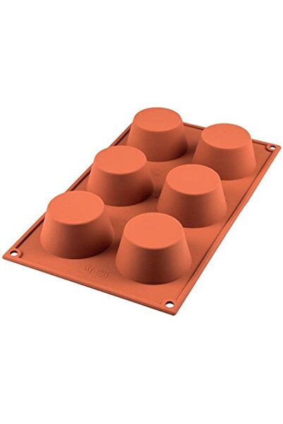 Generic Silikomart Classic 6 Muffin Silicone Baking Mold, Made In Italy, Pate...