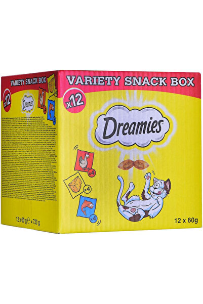 Dreamies Ποικιλία Κροκέτες με Κοτόπουλο / Σολομό για Ενήλικες Γάτες 720γρ
