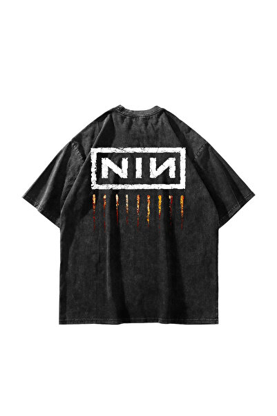 Sekizbiraltı Nine Inch Nails the Downward Spiral Back Printed Washable Black ...