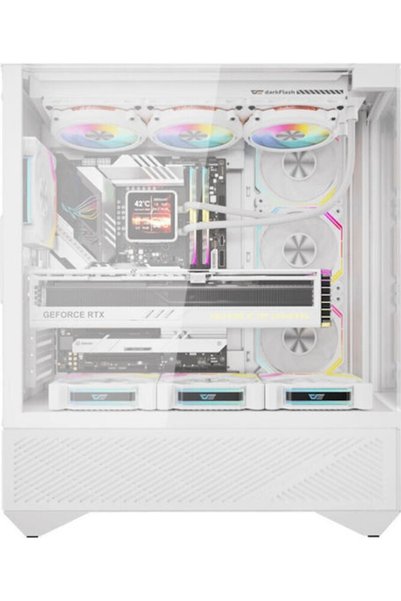 Other Darkflash DY460 Gaming Midi Tower Κουτί Υπολογιστή με Πλαϊνό Παράθυρο Λ...