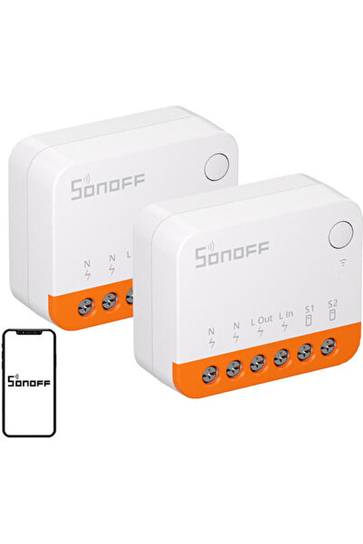 Sonoff Έξυπνος Διακόπτης Wi-Fi 10A Με Τηλεχειρισμό 2 Τεμάχια