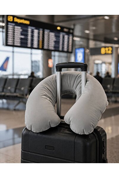 pınaxar Portable Inflatable Neck Pillow Comfortable Sleep Support Cushion for...