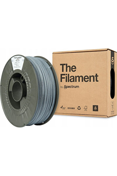 Spectrum PLA-CF Νήμα Εκτυπωτή 3D 1.75mm Γκρι 1kg