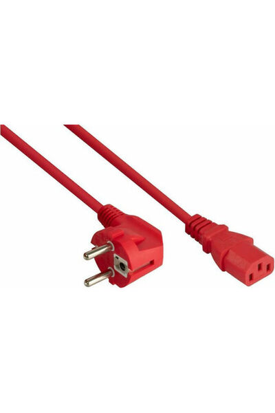 Other Kabelmeister Καλώδιο IEC C13 - Schuko 1μ Κόκκινο (SK0130-R010)