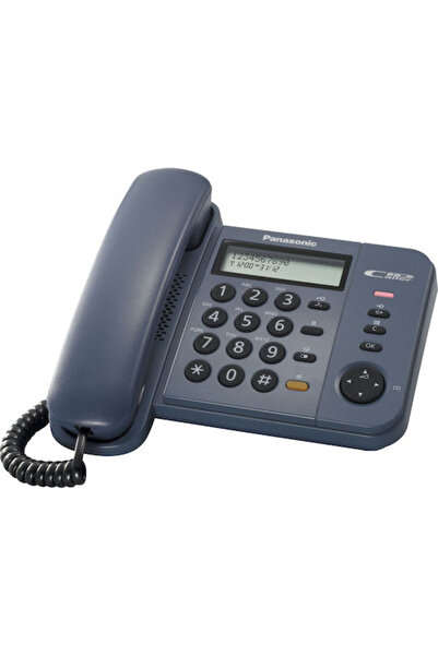 PANASONIC KX-TS580 Ενσύρματο Τηλέφωνο Γραφείου Ναυτικό Μπλε KX-TS580GC