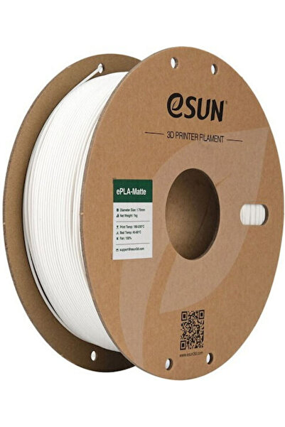eSun Epla Ματ PLA Νήμα Εκτυπωτή 3D 1.75mm Γαλακτερό Λευκό 1kg 07299 1 τεμάχιο...