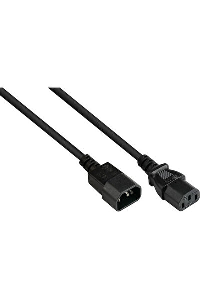 Good Connections Καλώδιο IEC C13 - IEC C14 / IEC C13 1,5μ Μαύρο